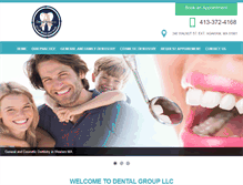 Tablet Screenshot of adentalgroup.com